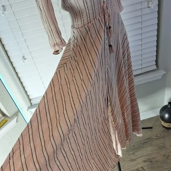 Spell and the Gypsy Size M Coral Island Boho Dancers Maxi Dress - Picture 7 of 12